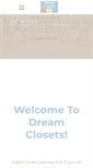 Mobile Screenshot of dreamclosets.org